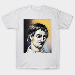 Giordano Bruno Yellow Portrait | Giordano Bruno Artwork 9 T-Shirt